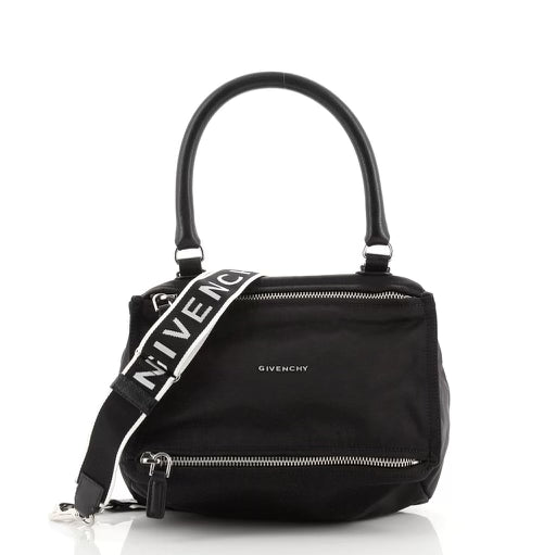 Givenchy Logo Strap Pandora Nylon Bag