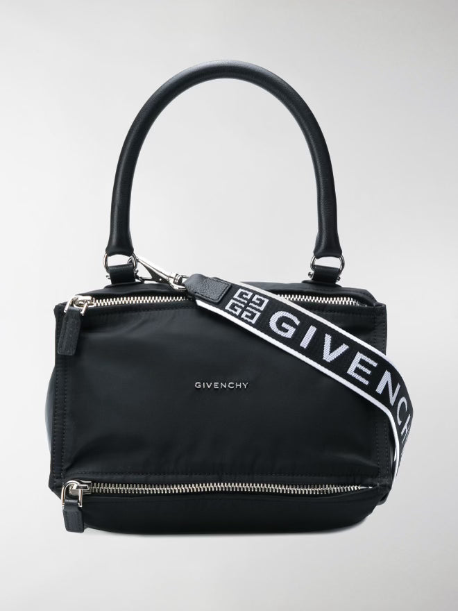 Givenchy Logo Strap Pandora Nylon Bag