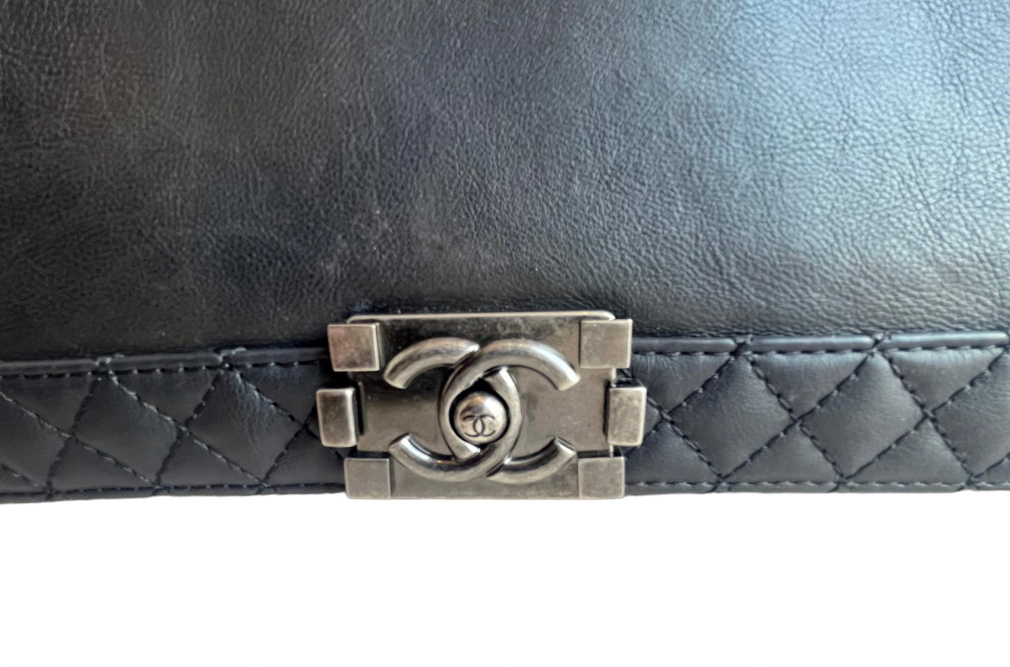 CHANEL Boy Large Reverso Quilted Bag