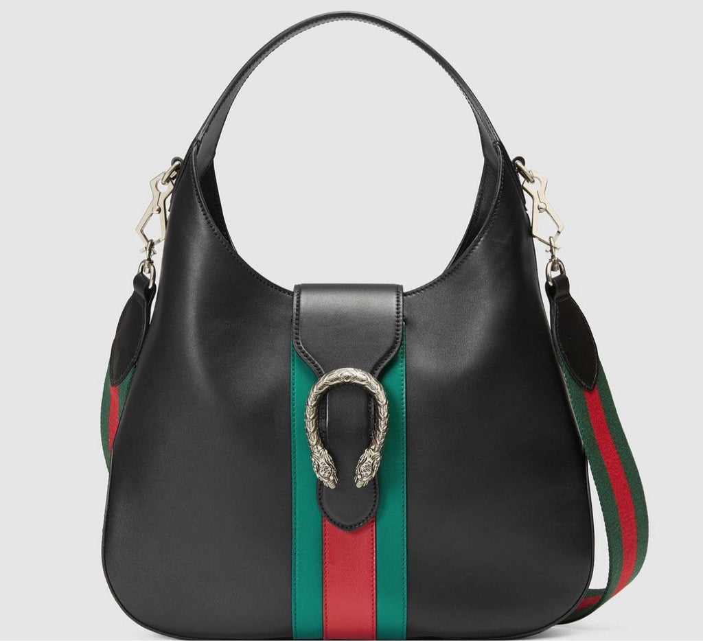 Gucci Dionysus Black, Red & Green Bag