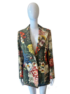 Gucci Impressionist Garden Wool Mohair Jacket