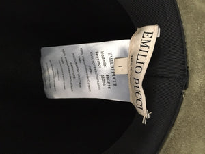 Emilio Pucci Green Suede Hat