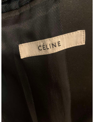 Celine Black Trench Coat