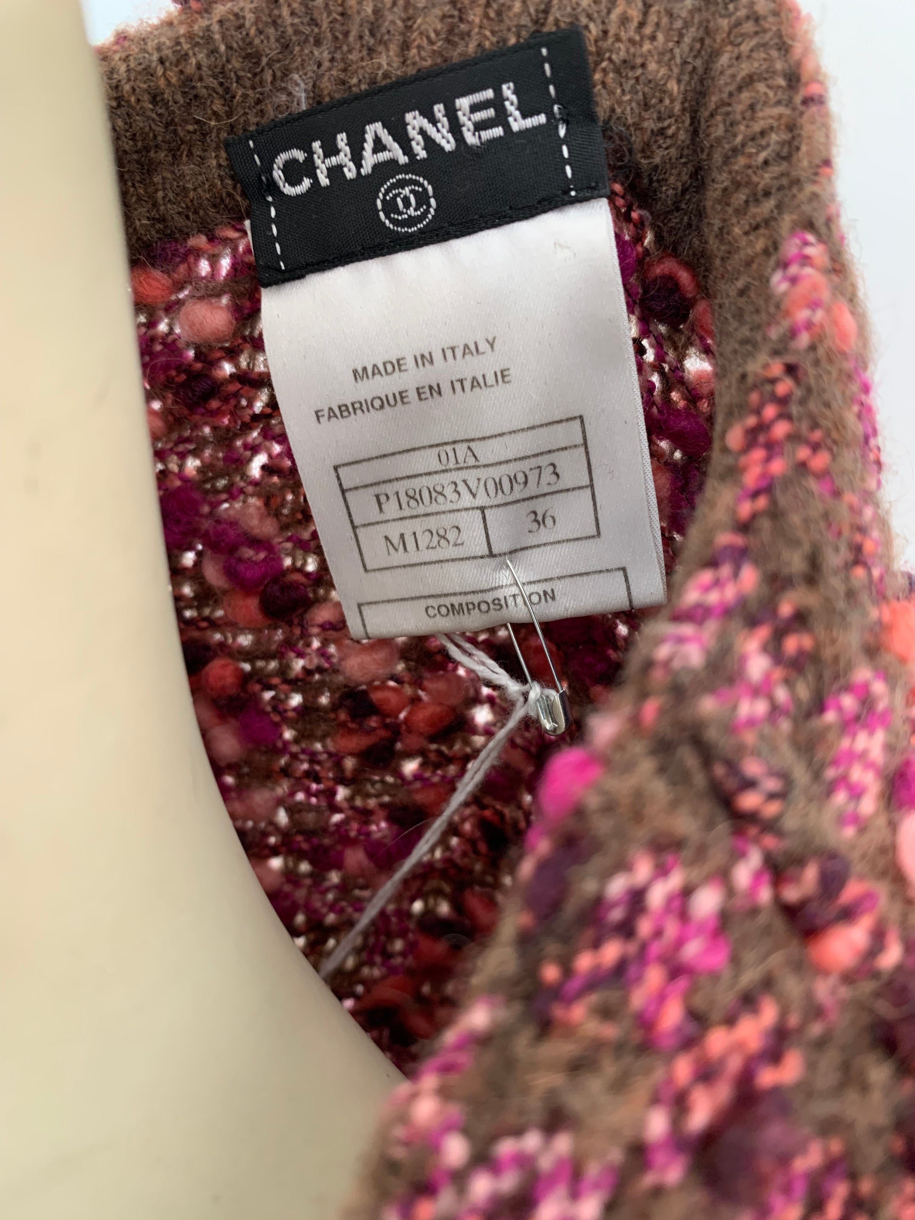 CHANEL PINK CARDIGAN SWEATER – Collectif Consignment