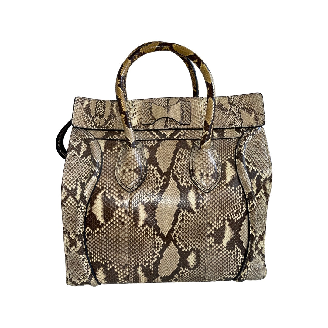 Celine Python Leather Luggage Bag