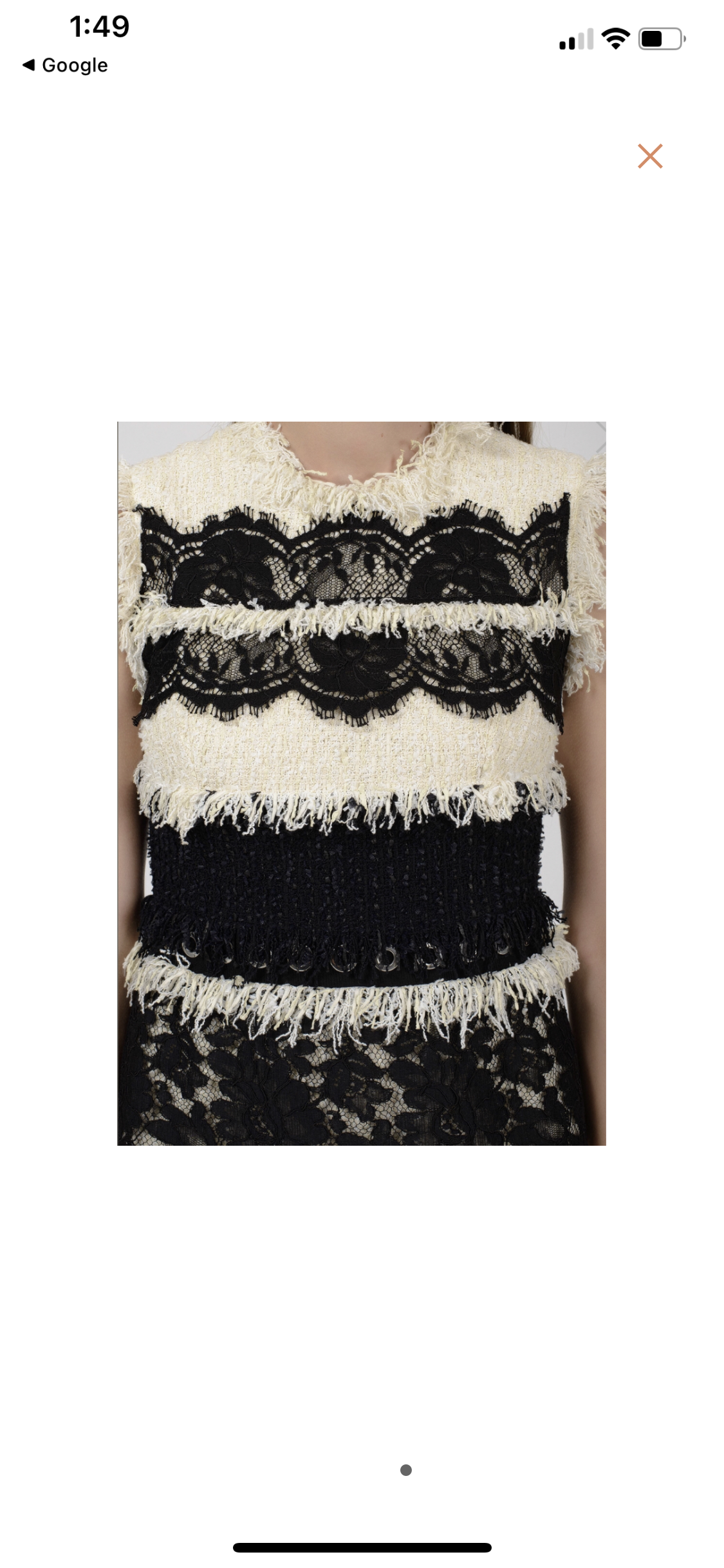 Lanvin Tweed Mini Dress